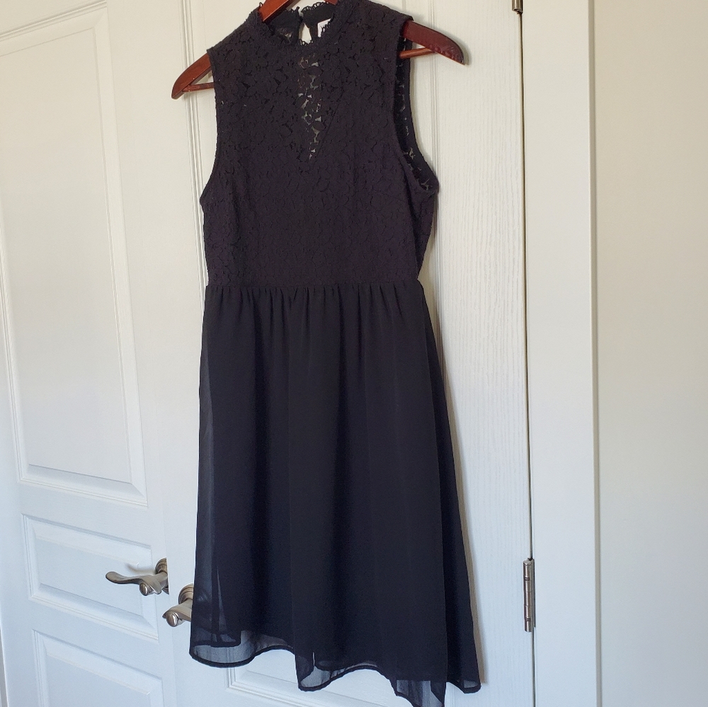 Vero Moda LBD Lace Top Fit & Flare Dress